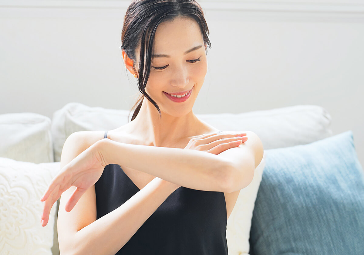 肌をいたわるボディケア習慣
